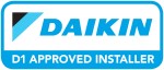 Daikin D1 Approved Logo 150